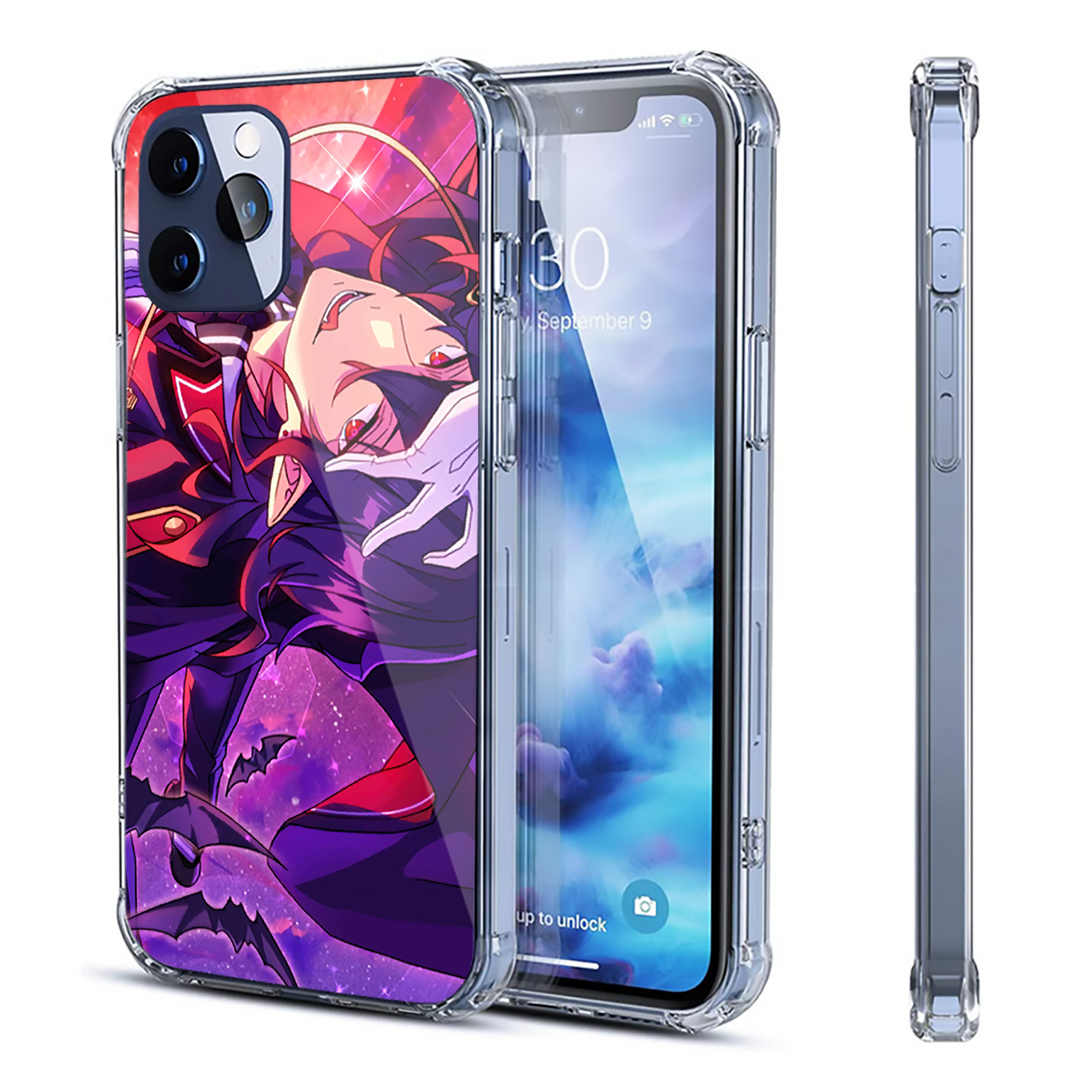 （画像用） あんさんぶるスターズ! Ensemble Stars 【iPhone 12シリーズ対応】透明スマホケース（クリアソフトケース）